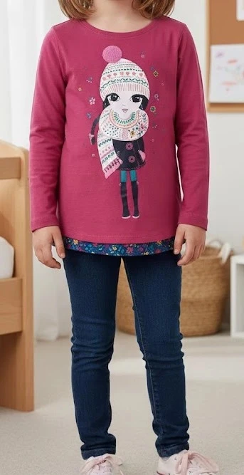 T shirt manches longues marque palomino taille 5 ans